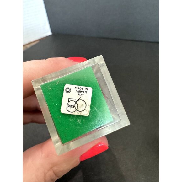 Set of 4 Department 56 Tiny Treasures Articulated Santa Ornaments Christmas - Picture 2 of 6